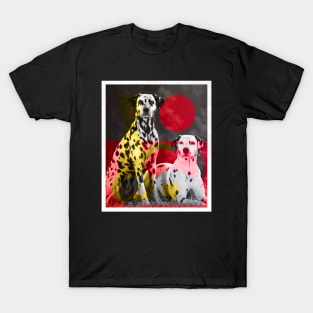 dalmatian dog love T-Shirt